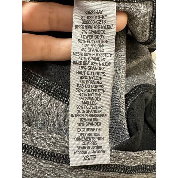 Champion black gray fitted duo drive athletic tank top size XS - Picture 4 of 11